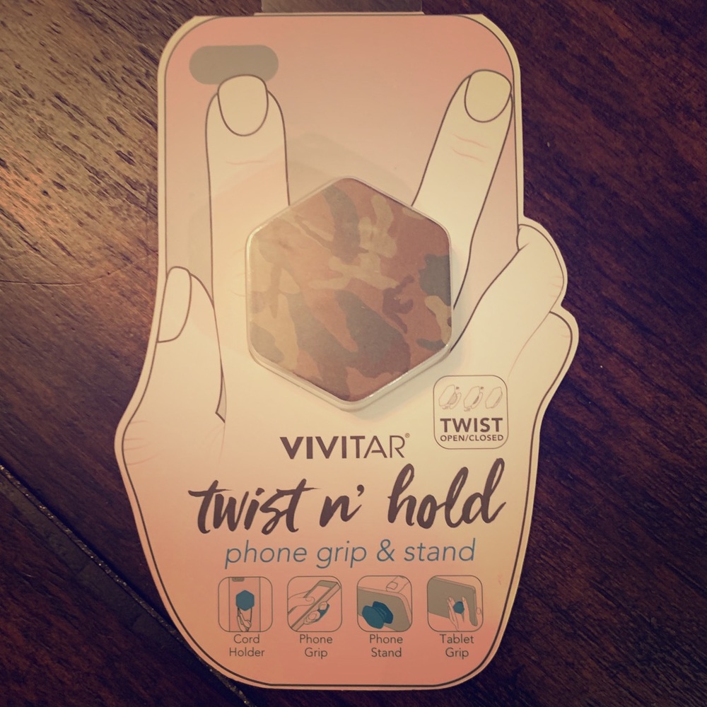 New!Vivitar Twist & Hold Phone Grip